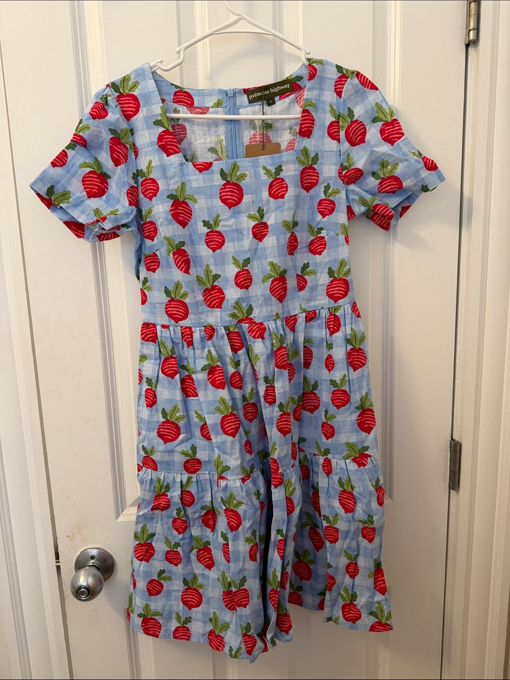 Princess Highway Radish Picnic Smock Dress